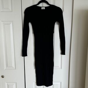 Wilfred Classic Black Long Sleeve Dress